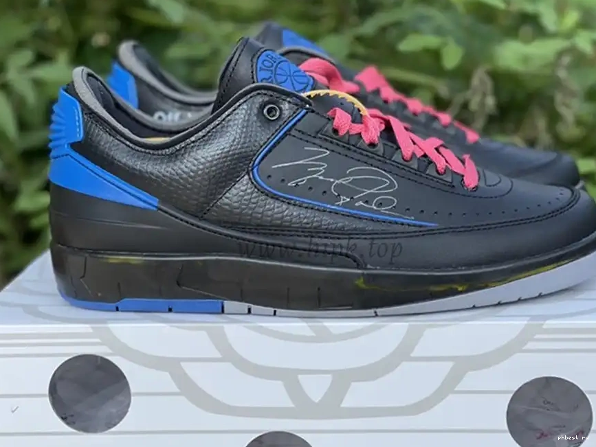 to blue Jordan ready PK OFF-WHITE Low ship God Air 2 x materials retail 0503